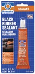 PERMATEX® Black Rubber Sealant  1.5 fl oz tube, ca